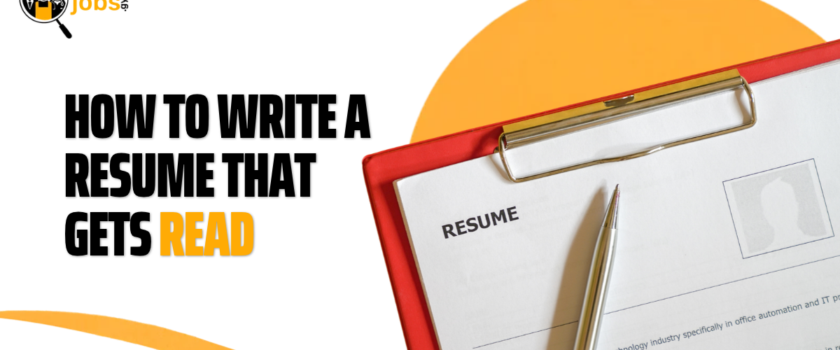 resume image with text how to write a resume that gets read